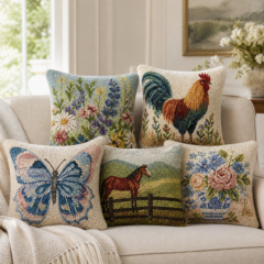 Hooked Pillows
