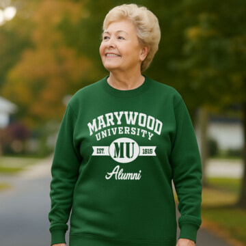Bold Alumni Lettering