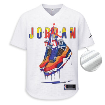 Unisex V-Neck Mesh Tee