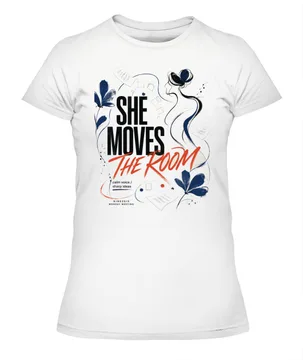 She Moves The Room Fitted Tee