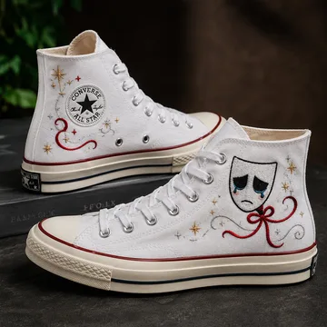 Gangle V2 - TADC Embroidered High Chuck Shoes
