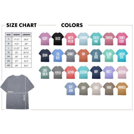 Comfort Colors America 250 Floral Graphic Tee, 250th Anniversary of America