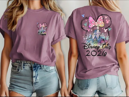 Family Vacation 2026 Graphic T-Shirt – Matching Family Trip Unisex Travel Tee