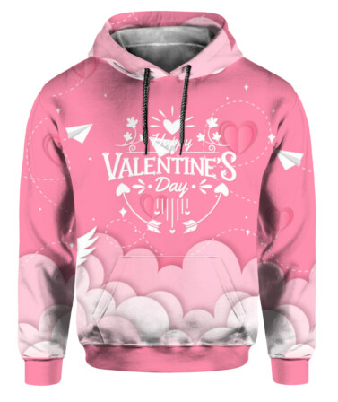 Unisex Valentine's Day Hoodie - Soft & Warm Pullover - Casual Winter Outerwear