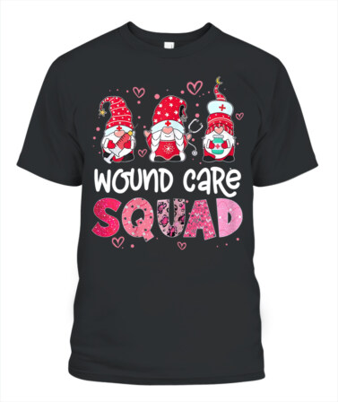 Wound Care Squad T-Shirt - Funny Nurse Graphic Tee, Unisex Casual Cotton Shirt