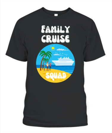 🚢 "Family Cruise Squad" – Matching Vacation T-Shirt for Parents