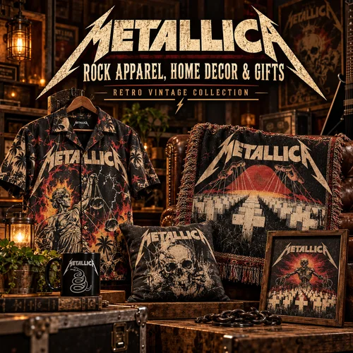 Metallica Rock Apparel, Home Decor & Gifts