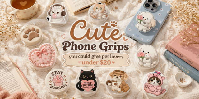 What Are Cute Phone Grips You Could Give Pet Lovers Under $20?