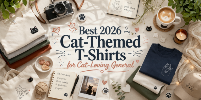Best 2026 Cat-Themed T-shirts for Cat-Loving General
