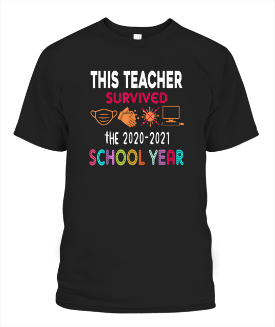 This Teacher Survived The 2020-2021 School Year Gift T-Shirt