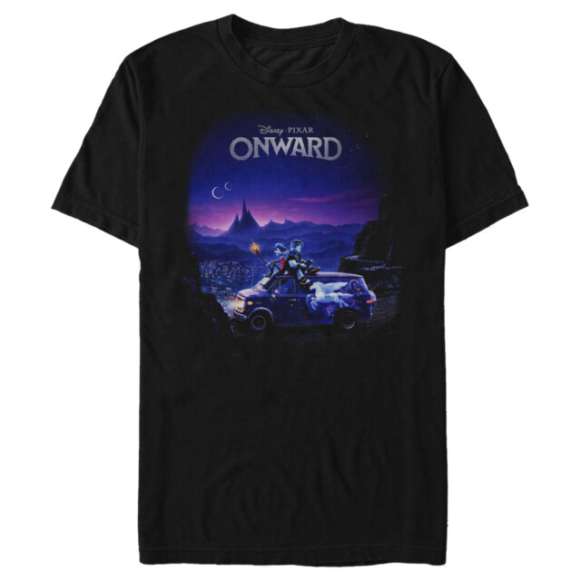 Men's Onward Movie Sunset Poster  Adult T-Shirt