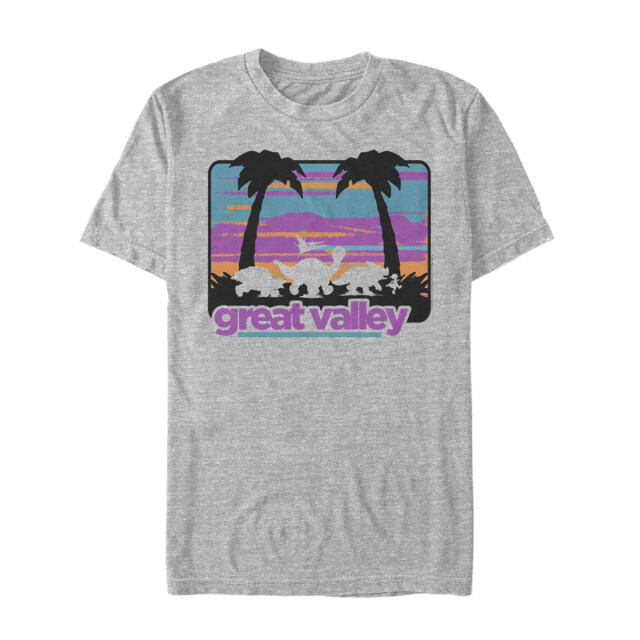 Men's The Land Before Time Retro Great Valley  Adult T-Shirt