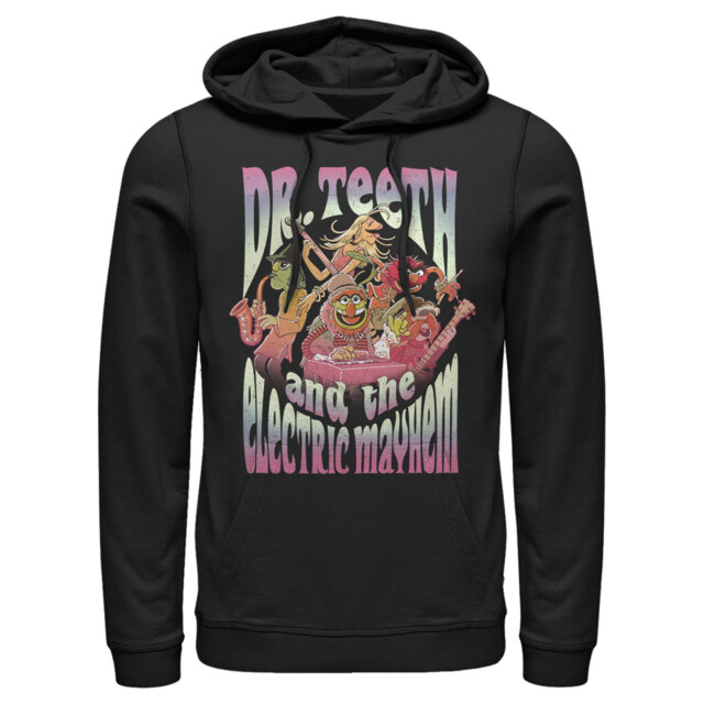 Men's The Muppets Electric Mayhem  Adult Pull Over Hoodie
