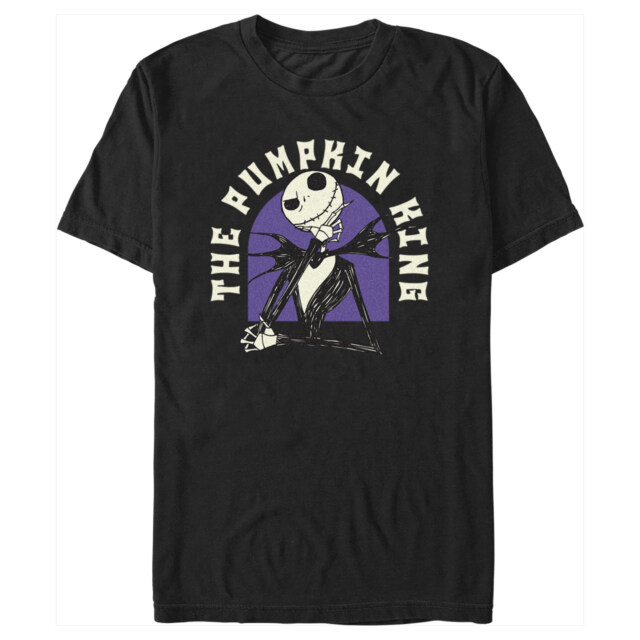 Men's The Nightmare Before Christmas Jack The Pumpkin King  Adult T-Shirt