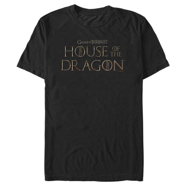 Men's Game of Thrones: House of the Dragon Bronze Series Logo  Adult T-Shirt