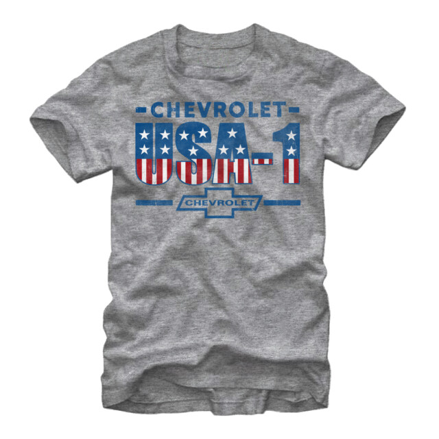 Men's General Motors Chevrolet USA  Adult T-Shirt