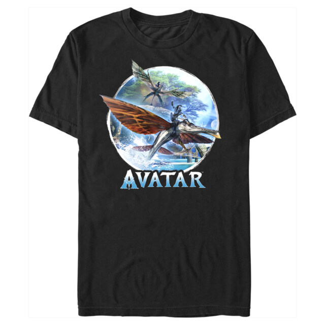 Men's Avatar: The Way of Water Tulkun Ride Logo  Adult T-Shirt