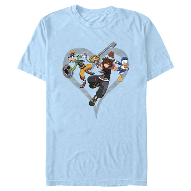 Men's Kingdom Hearts 3 Ready to Fight  Adult T-Shirt
