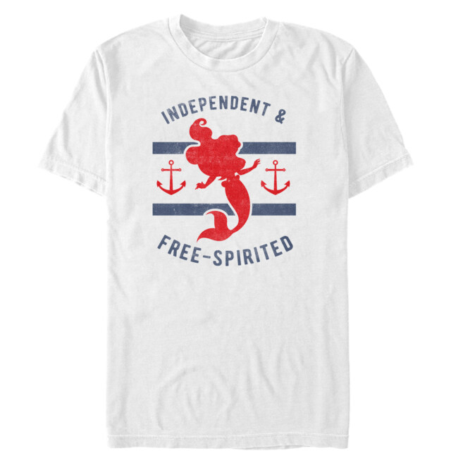 Men's The Little Mermaid Nautical Spirit  Adult T-Shirt