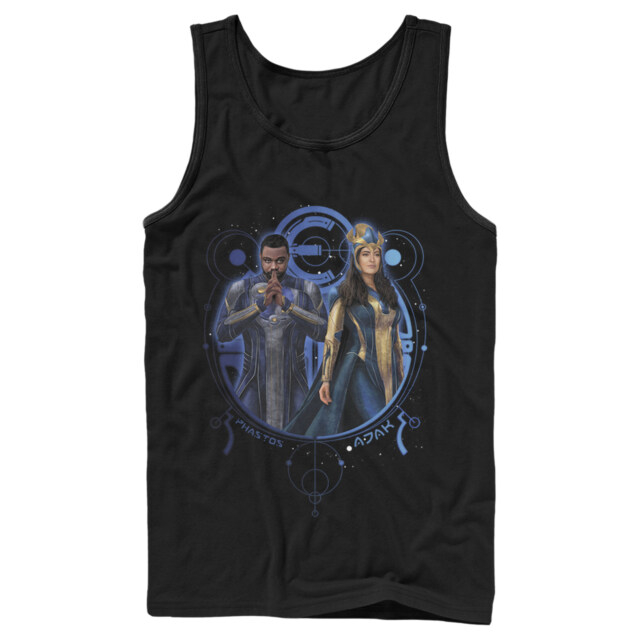 Men's Marvel Eternals Phastos and Ajak Duo  Adult Tank Top