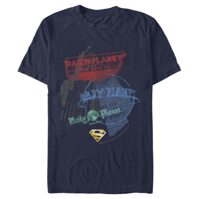 Men's Superman Daily Planet in News  Adult T-Shirt