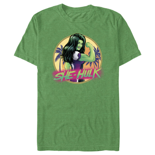 Men's She-Hulk: Attorney at Law Hero at the Beach  Adult T-Shirt