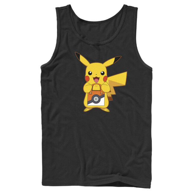 Men's Pokemon Halloween Trick or Treat Pikachu  Adult Tank Top