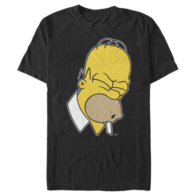 Men's The Simpsons Doh Homer  Adult T-Shirt