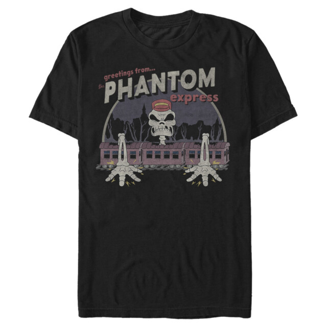 Men's Cuphead Conductor Greetings From the Phantom Express  Adult T-Shirt