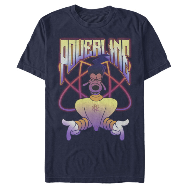 Men's A Goofy Movie Powerline Retro  Adult T-Shirt