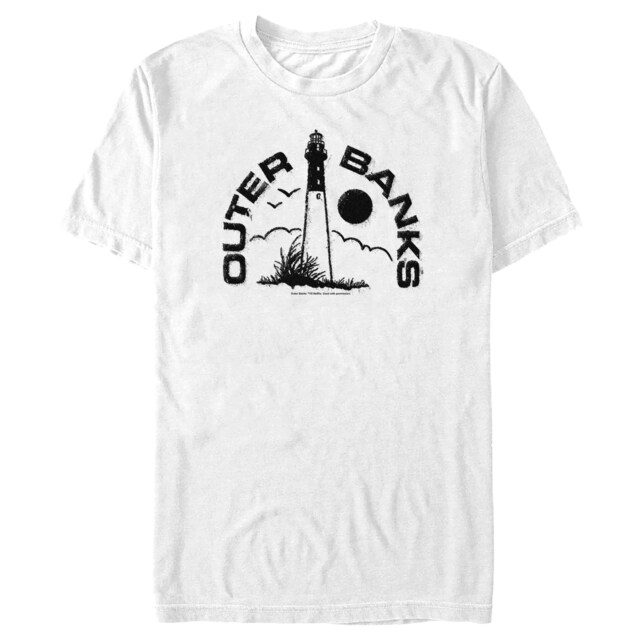Men's Outer Banks Lighthouse Logo  Adult T-Shirt