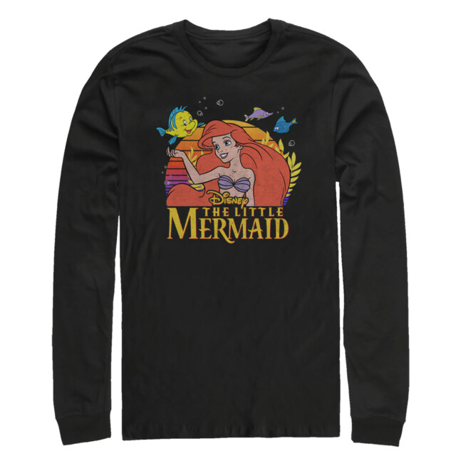 Men's The Little Mermaid Ariel Classic  Adult Long Sleeve Shirt
