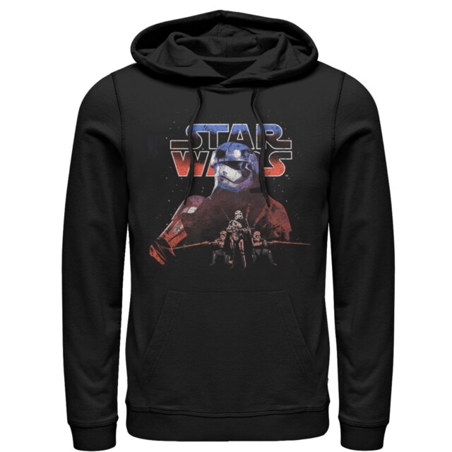 Men's Star Wars The Force Awakens Captain Phasma Distressed  Adult Pull Over Hoodie