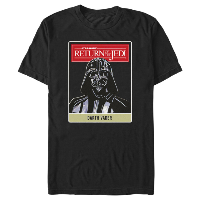 Men's Star Wars: Return of the Jedi Return of the Jedi Darth Vader Card  Adult T-Shirt