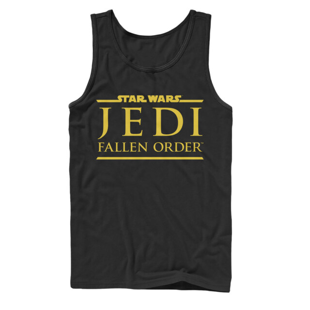Men's Star Wars Jedi: Fallen Order Golden Logo  Adult Tank Top