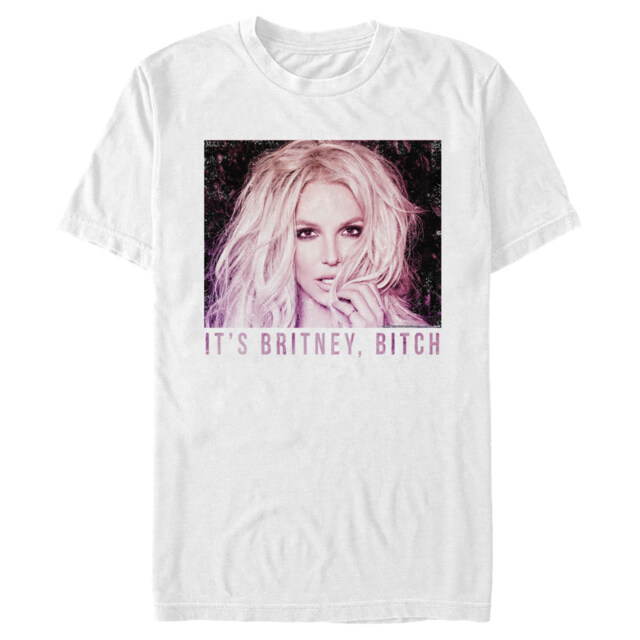 Men's Britney Spears Pop Star Attitude  Adult T-Shirt