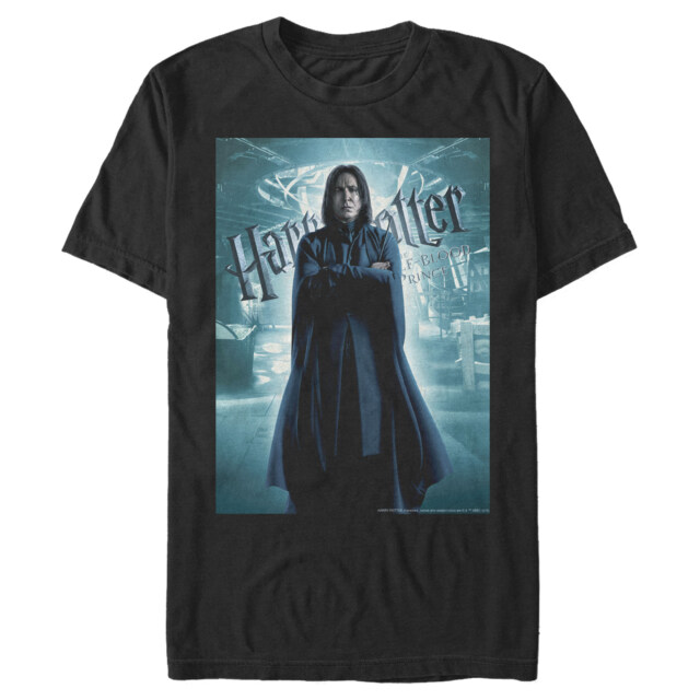 Men's Harry Potter Half-Blood Prince Snape Poster  Adult T-Shirt