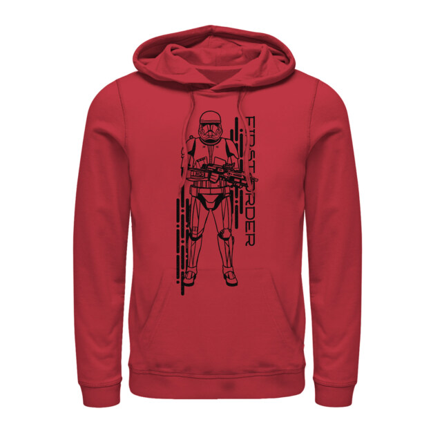 Men's Star Wars: The Rise of Skywalker First Order Sith Trooper  Adult Pull Over Hoodie