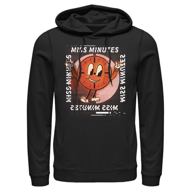 Men's Marvel Loki Miss Minutes Glitch  Adult Pull Over Hoodie