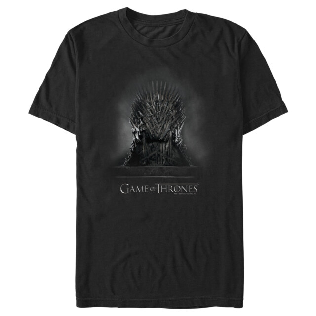 Men's Game of Thrones Smokey Iron Throne  Adult T-Shirt