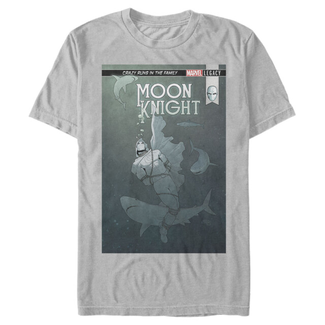 Men's Marvel Moon Knight Shark Attack  Adult T-Shirt