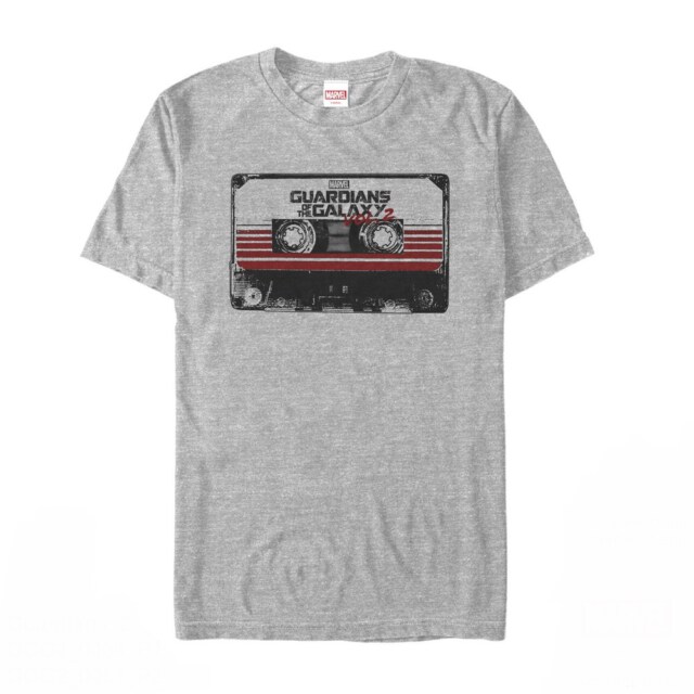 Men's Marvel Guardians of the Galaxy Vol. 2 Cassette  Adult T-Shirt