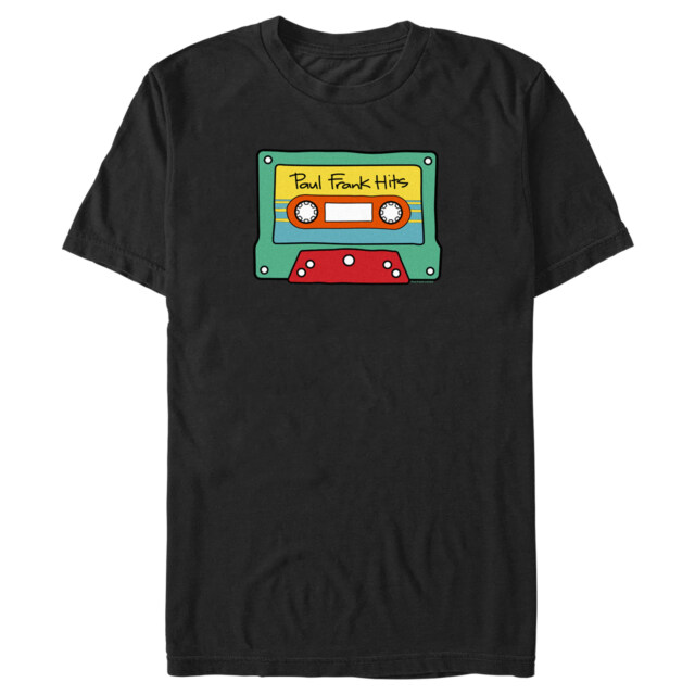 Men's Paul Frank Cassette Tape Hits  Adult T-Shirt