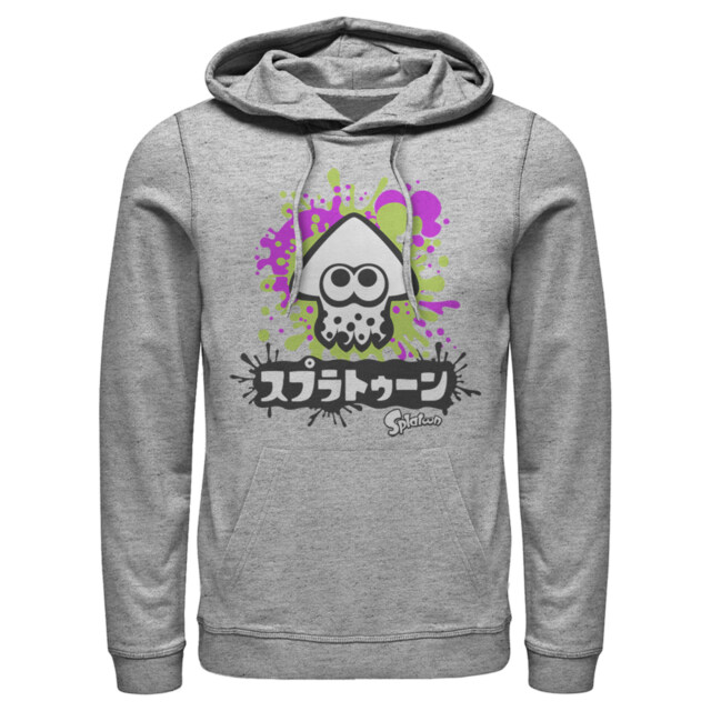 Men's Nintendo Splatoon Inkling Squid  Adult Pull Over Hoodie
