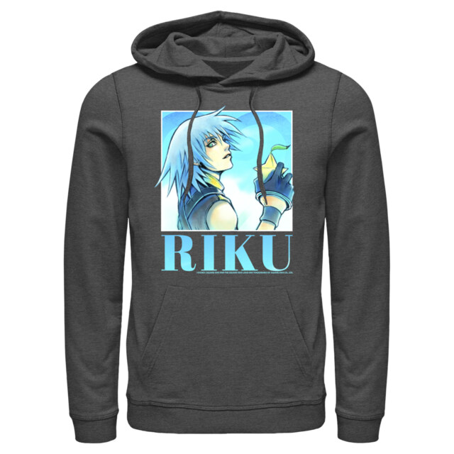 Men's Kingdom Hearts 1 Sora's Best Friend  Adult Pull Over Hoodie