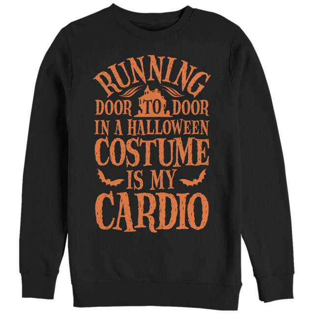 Women's CHIN UP Halloween Costume Cardio  Adult Sweatshirt