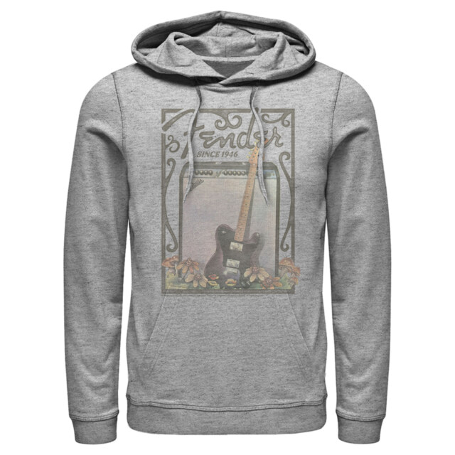 Men's Fender Since 1946 Retro Poster  Adult Pull Over Hoodie