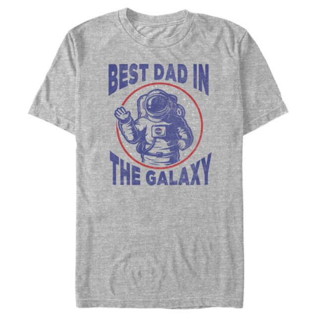 Men's NASA Astronaut Best Dad In the Galaxy  Adult T-Shirt