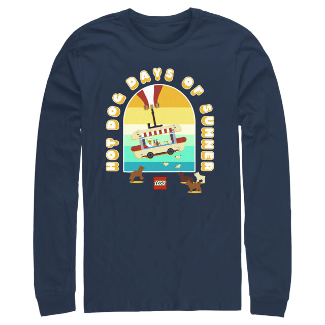 Men's LEGO Hot Dog Days of Summer  Adult Long Sleeve Shirt