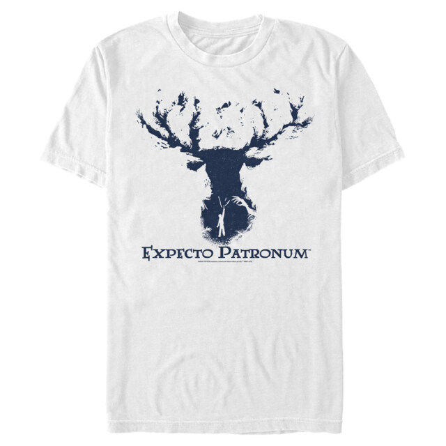 Men's Harry Potter Stag Patronus Silhouette  Adult T-Shirt